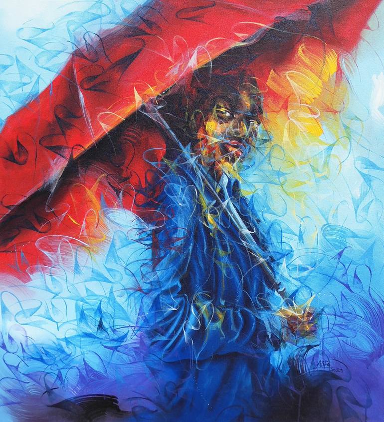 Original Pop Culture/Celebrity Painting by Seth Alifo | Abstract Expressionism Art on Canvas | Classic lady
