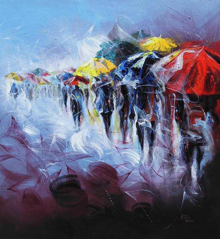 Original Abstract Painting by Seth Alifo | Abstract Expressionism Art on Canvas | Ethereal Journey