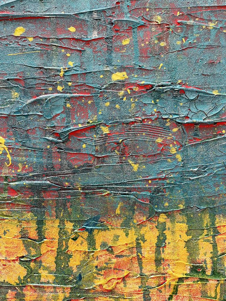 Original Abstract Expressionism Abstract Painting by Margo Rose