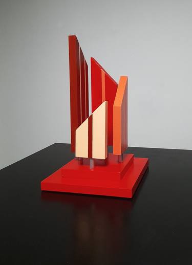Original Conceptual Abstract Sculpture by Marco Saporiti