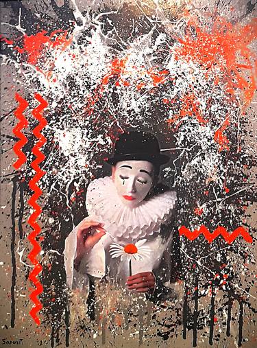Original Pop Art Pop Culture/Celebrity Paintings by Marco Saporiti