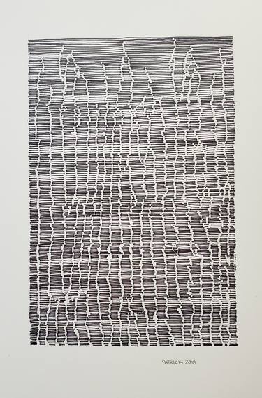 Print of Abstract Drawings by Patrick Elvin