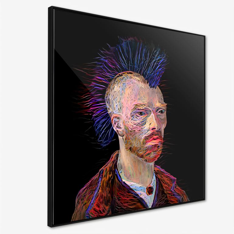Original Figurative Pop Culture/Celebrity Mixed Media by Andy Nikol