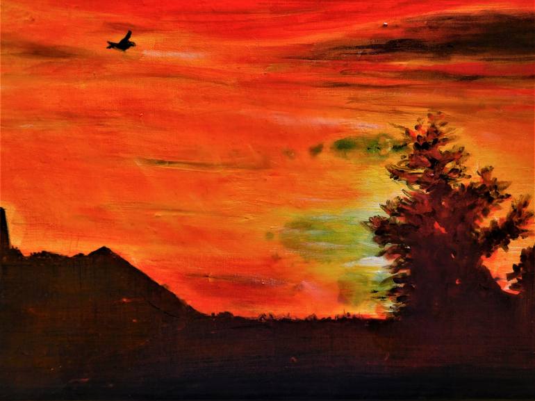 Original Contemporary Landscape Painting by Nalan Laluk McCandless
