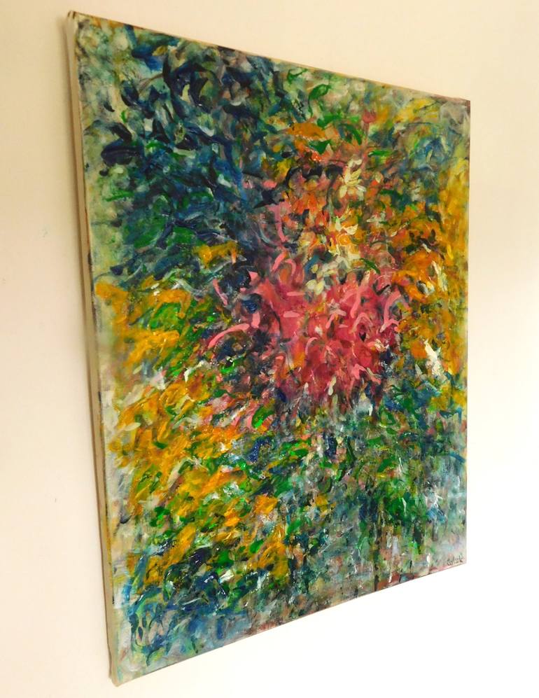 Original Abstract Expressionism Abstract Painting by Nalan Laluk McCandless