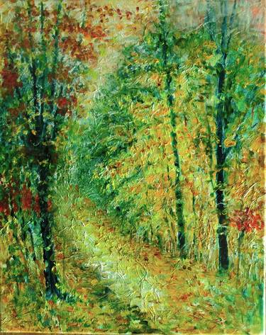 Original Impressionism Nature Painting by Nalan Laluk Mccandless