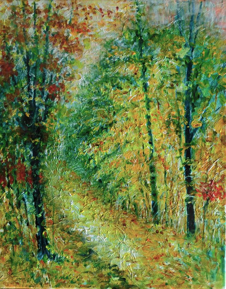 Original Impressionism Nature Painting by Nalan Laluk Mccandless