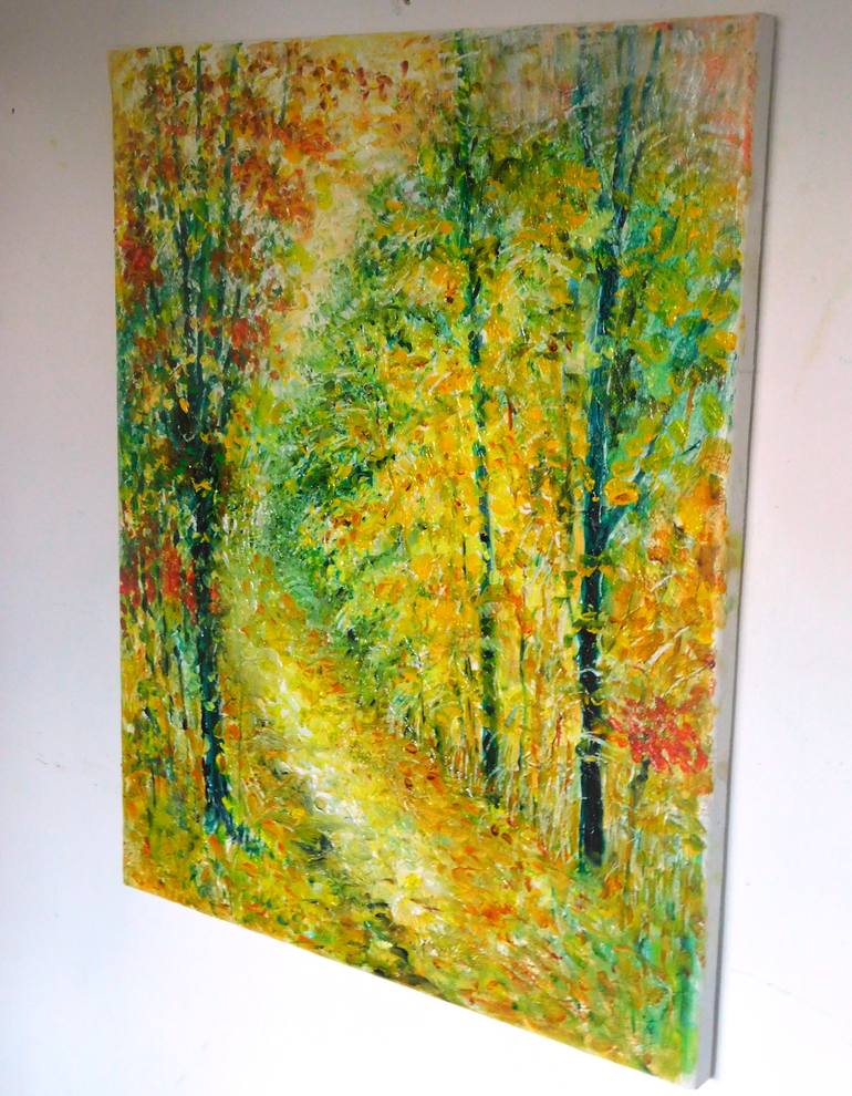 Original Impressionism Nature Painting by Nalan Laluk Mccandless