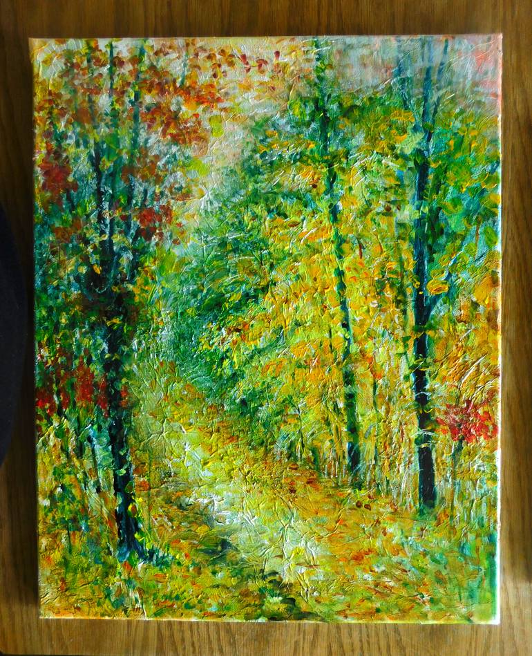 Original Impressionism Nature Painting by Nalan Laluk Mccandless