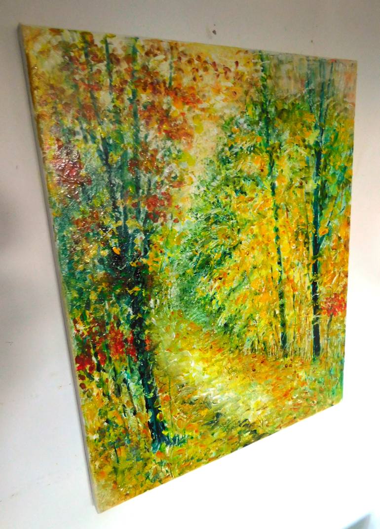 Original Impressionism Nature Painting by Nalan Laluk Mccandless