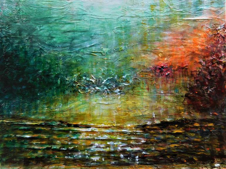 Original Impressionism Landscape Painting by Nalan Laluk McCandless