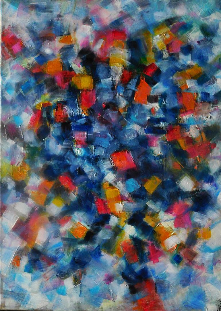 Original Abstract Painting by Nalan Laluk McCandless