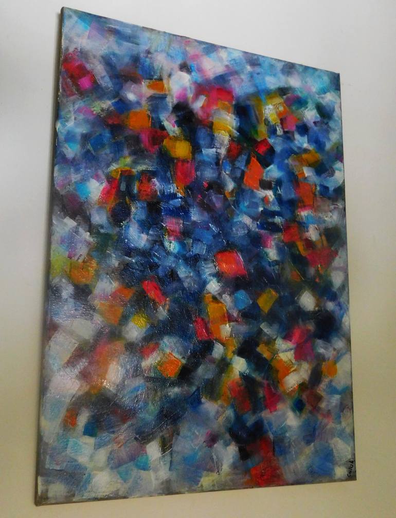 Original Abstract Painting by Nalan Laluk McCandless