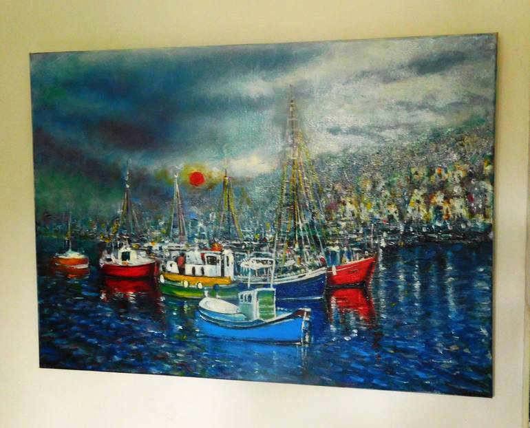 Original Seascape Painting by Nalan Laluk McCandless