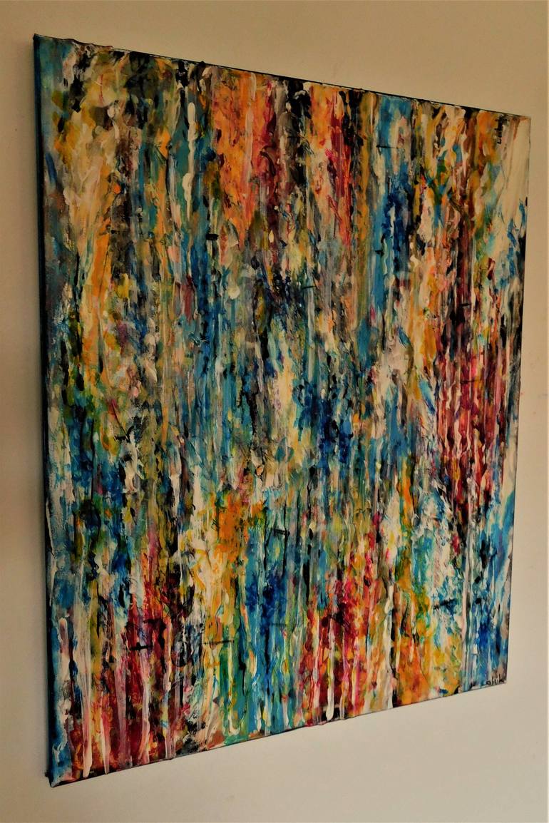 Original Abstract Painting by Nalan Laluk McCandless