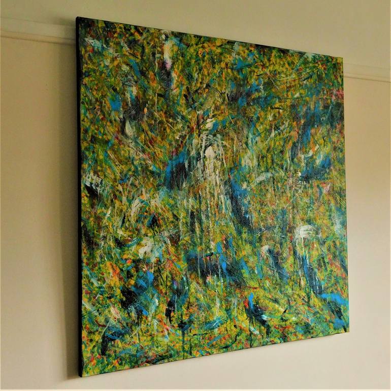 Original Abstract Painting by Nalan Laluk McCandless