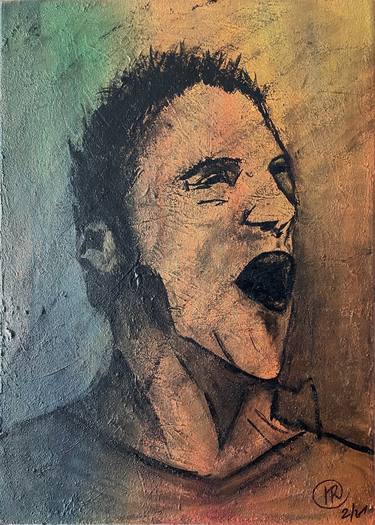 Original Men Paintings by M E X Rietzler