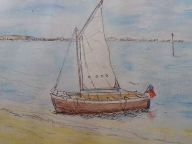 Print of Boat Paintings by Vincent S Coster