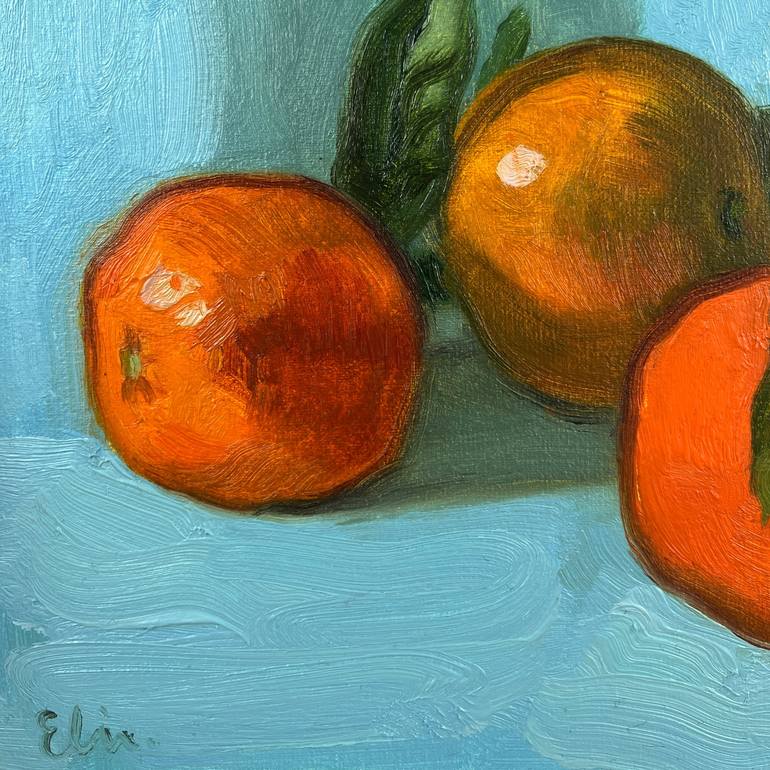 Original Impressionism Still Life Painting by Elina Arbidane