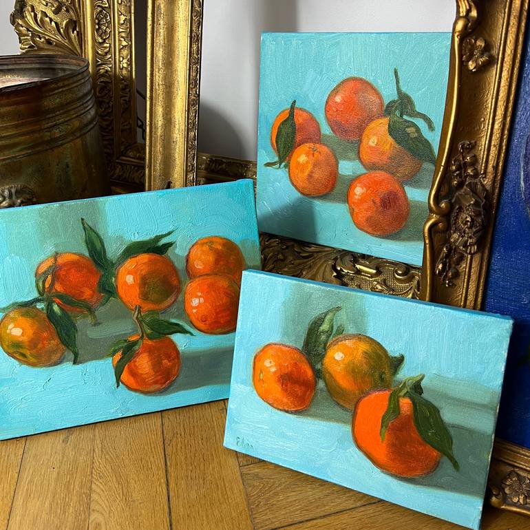 Original Impressionism Still Life Painting by Elina Arbidane