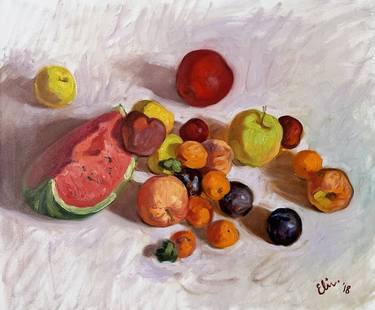 Print of Expressionism Still Life Paintings by Elina Arbidane