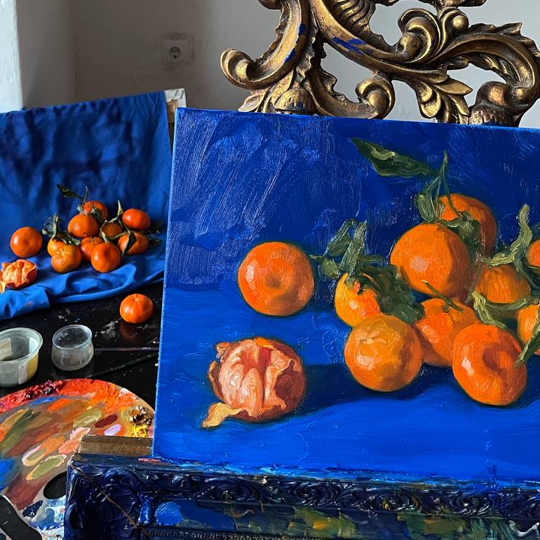 Original Fine Art Still Life Painting by Elina Arbidane