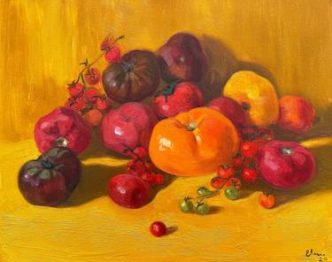 Print of Figurative Food Paintings by Elina Arbidane