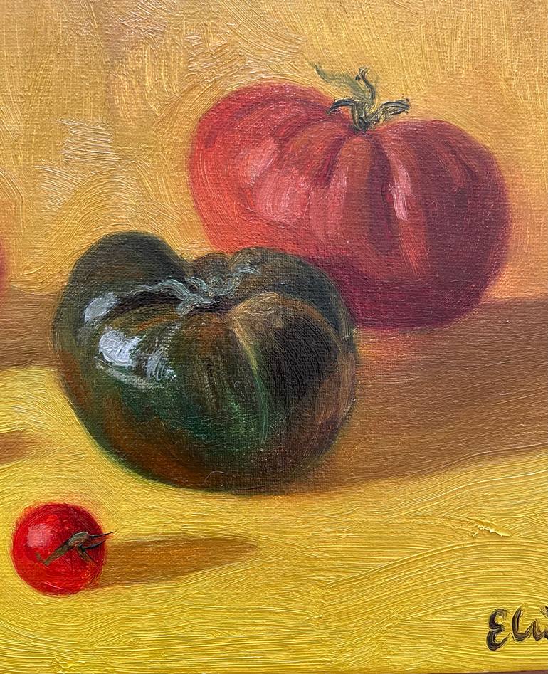 Original Impressionism Food Painting by Elina Arbidane