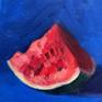 This work is a part of my fruit still life series. Painted in alla prima technique from life setting.
Oil on canvas