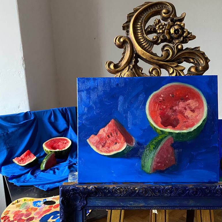 Original Figurative Still Life Painting by Elina Arbidane