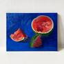 This work is a part of my fruit still life series. Painted in alla prima technique from life setting.
Oil on canvas