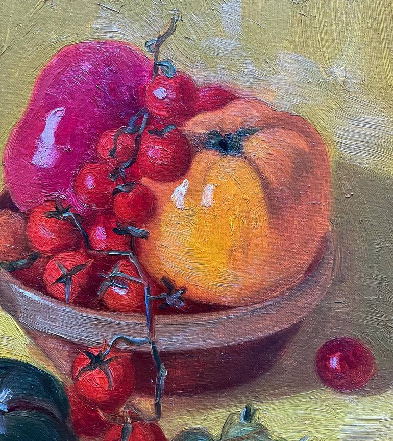 Original Impressionism Food Painting by Elina Arbidane