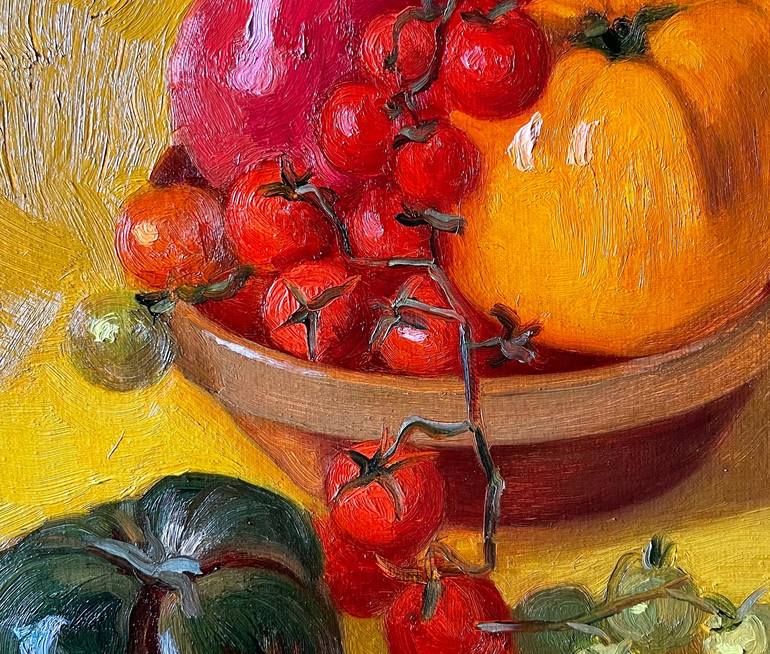 Original Impressionism Food Painting by Elina Arbidane