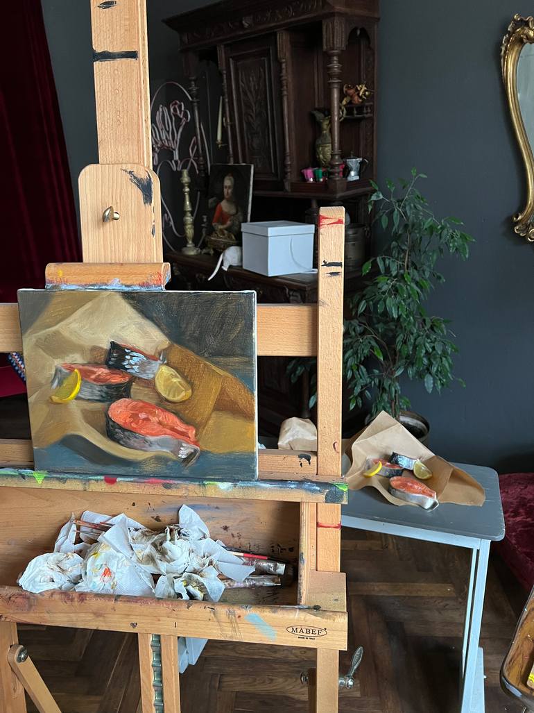 Original Figurative Still Life Painting by Elina Arbidane