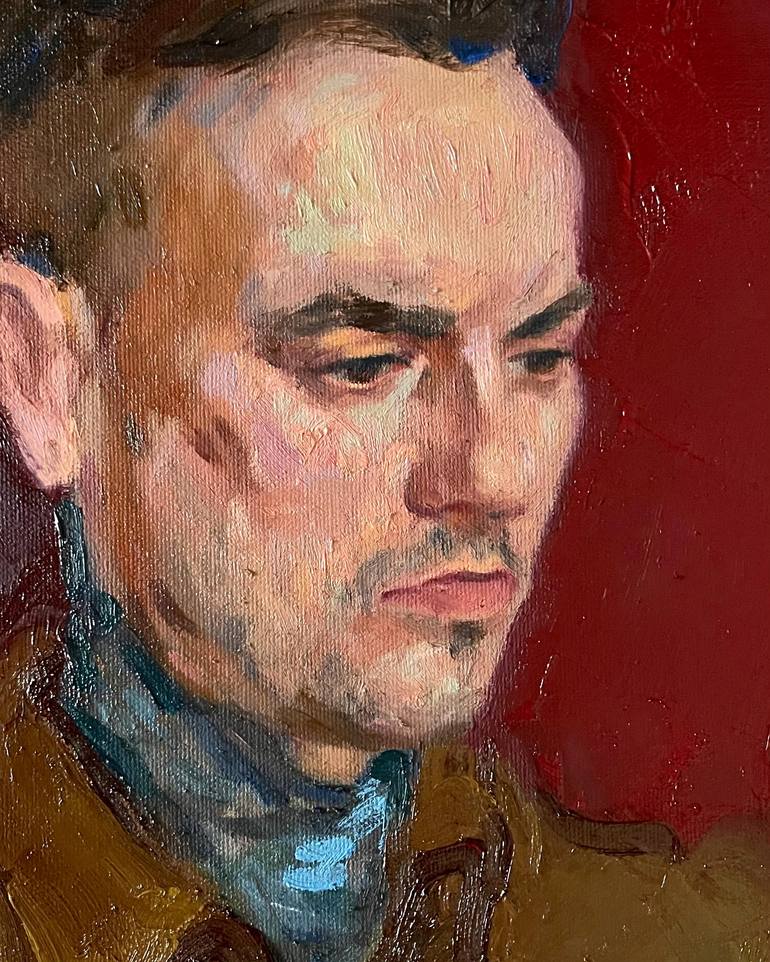 Original Figurative People Painting by Elina Arbidane