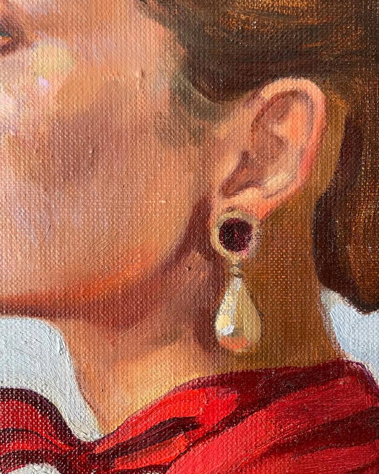 Original Figurative People Painting by Elina Arbidane