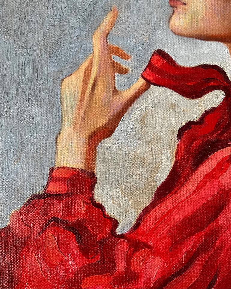 Original Figurative People Painting by Elina Arbidane
