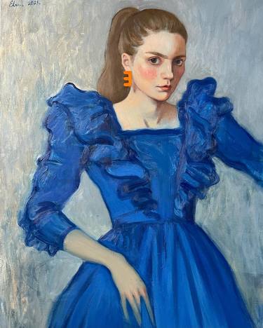 Original Portraiture Portrait Paintings by Elina Arbidane