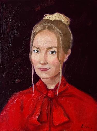 Print of Portrait Paintings by Elina Arbidane