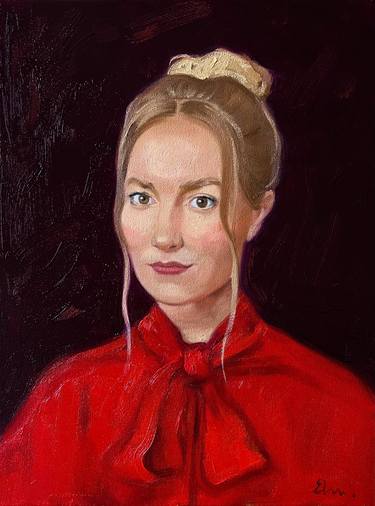 Original Figurative Portrait Paintings by Elina Arbidane