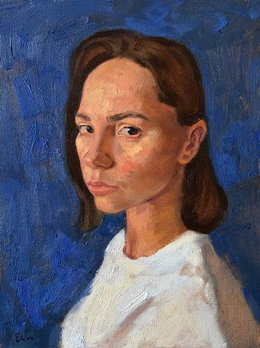 Print of Realism Portrait Paintings by Elina Arbidane