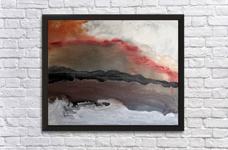 Original Abstract Expressionism Abstract Painting by Lynnette Brink