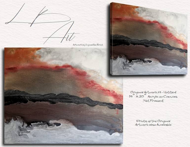 Original Abstract Expressionism Abstract Painting by Lynnette Brink