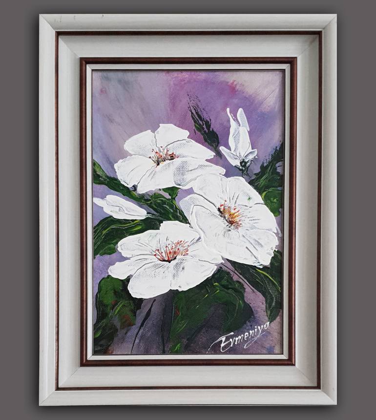 Original Floral Painting by Evmeniya Stankova