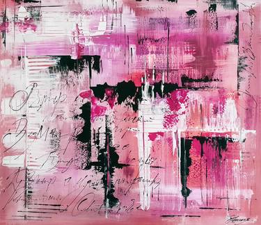 Original Abstract Expressionism Abstract Painting by Evmeniya Stankova