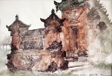 Print of Architecture Paintings by Gede Agus