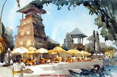 Print of Documentary Architecture Paintings by Gede Agus
