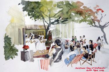 Original Performing Arts Paintings by Gede Agus