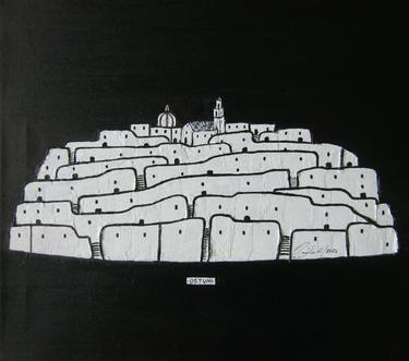 Original Contemporary Cities Painting by Alfredo Troilo