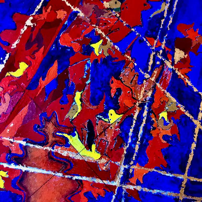 Original Abstract Expressionism Abstract Painting by Adrian Gibbs